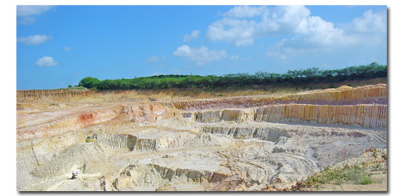 廣西合浦縣-高嶺土探明儲量達(dá)1.8億噸，