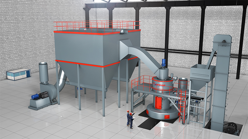 石油焦磨粉機設備HC擺式磨粉機生產(chǎn)線構(gòu)成 成套設備組成